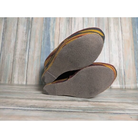 Steve Madden Aztec Platform Wedge Heels Size 9M Festival Boho Western Tribal - Picture 6 of 10